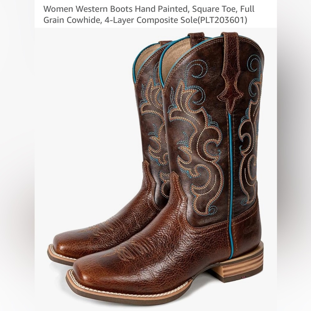 Palitutu Womens Brown Western Boots